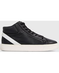 Calvin Klein - Leather High-top Trainers - Lyst