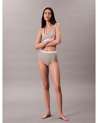 Calvin Klein - Briefs Cotton Stretch Rib - Lyst
