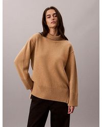 Calvin Klein - Wool Turtleneck Jumper - Lyst