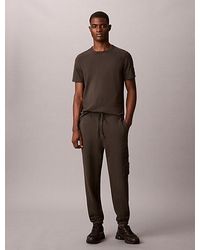 Calvin Klein - Cotton Terry Cargo Joggers - Lyst