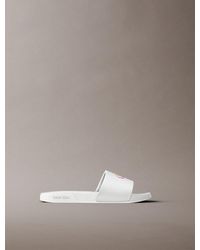 Calvin Klein - Canvas Contoured Logo Sliders - Lyst