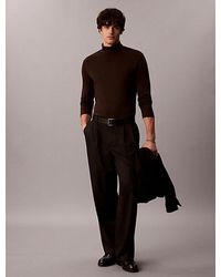 Calvin Klein - Long Sleeve Roll Neck T-Shirt - Lyst