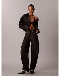 Calvin Klein - High Rise Barrel Jeans - Lyst