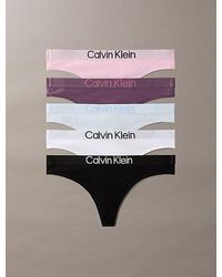Calvin Klein - 5 Pack Thongs Maximum Cotton - Lyst