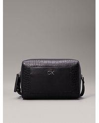 Calvin Klein - Crossbody Bag im Krokodil-Look - Lyst
