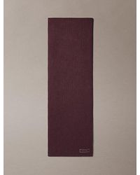 Calvin Klein - Logo Patch Rib Scarf - Lyst