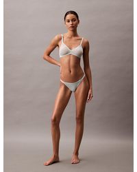 Calvin Klein - Triangle Bra - Lyst