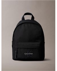 Calvin Klein - Nylon Monogram Logo Small Round Backpack - Lyst