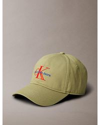 Calvin Klein - Logo-Kappe Aus Twill - Lyst