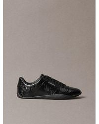 Calvin Klein - Snake Print Hybrid Ballet Trainers - Lyst