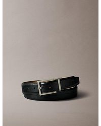 Calvin Klein - Gürtel Mit Kroko-Prägung Und Quadratischer Schnalle - Lyst