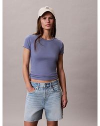 Calvin Klein - Jeans High Rise Relaxed Denim Shorts - Lyst