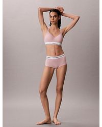 Calvin Klein - Lift Bralette Icon Cotton Modal - Lyst