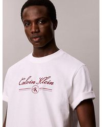 Calvin Klein - Jeans Script Logo T-Shirt - Lyst