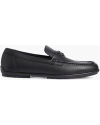 Calvin Klein Leather Loafers - Black