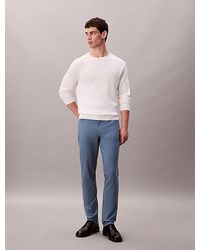 Calvin Klein - Slim Stretch Trousers - Lyst
