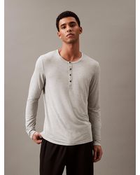 Calvin Klein - Long Sleeve Pyjama Top - Ultra Soft Modern - Lyst