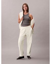 Calvin Klein - Jeans Cotton Terry Barrel Joggers - Lyst