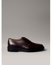 Calvin Klein - Leren Veterschoenen Met Airfit-Demping - Lyst
