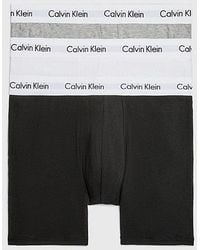 Calvin Klein - 3 Pack Boxer Briefs - Cotton Stretch - - Multi - Men - M - Lyst