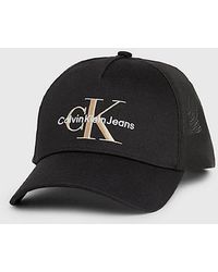 Calvin Klein - Trucker-Kappe aus Twill mit Logo - Lyst