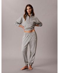 Calvin Klein - Lounge Sweatshirt Icon Cotton Jersey - Lyst