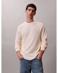 Calvin Klein - Jeans Long Sleeve Waffle T-Shirt - Lyst