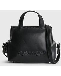 Calvin Klein - Kleine Tote-Bag aus recyceltem Material - Lyst