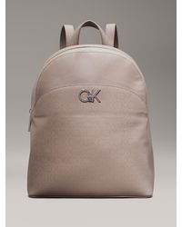 Calvin Klein - Logo Round Backpack Bag - Lyst