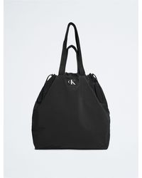 Calvin Klein City Nylon Reversible Tote Bag in Gray | Lyst