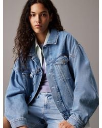 Calvin Klein - Boxy Denim Jacket - Lyst