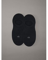 Calvin Klein - 2 Pack Soft Texture Invisible Socks - Lyst