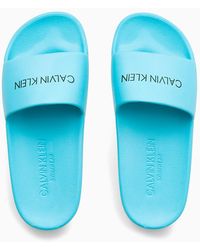 Calvin Klein Chanclas infantiles - Azul