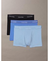 Calvin Klein - 3Er-Pack Boxershorts Mit Abnäher Und Relaxter Passform - Lyst