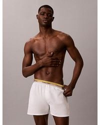 Calvin Klein - Cotton Poplin Boxers Pride - Lyst