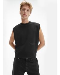 Nero Perla Baumwolle Unterhemd in Schwarz für Herren Herren Bekleidung T-Shirts Ärmellose T-Shirts 
