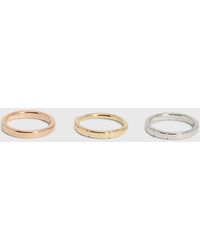 Calvin Klein - 3-Piece Rings Set - Lyst