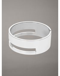 Calvin Klein - Minimalistic Stainless Steel Bangle - Lyst