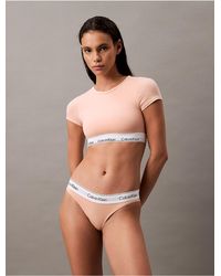 Calvin Klein - T-Shirt Bralette - Lyst