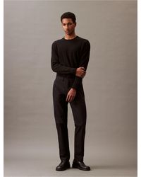 Calvin Klein - Cotton Stretch Classic Fit Pants - Lyst