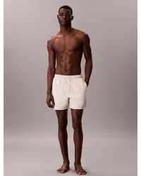 Calvin Klein - Medium Drawstring Swim Shorts Essentials - Lyst