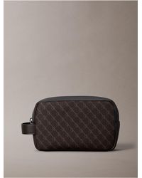 Calvin Klein - Textured Monogram Dopp Kit - Lyst