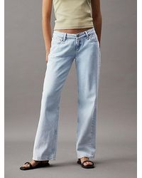 Calvin Klein - Baggy Jeans mit extrem niedriger Leibhöhe - Lyst