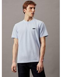 Calvin Klein - Thermo-Tech-T-Shirt aus Piqué - Lyst