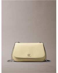 Calvin Klein - Allover Monogram Logo Shoulder Bag - Lyst