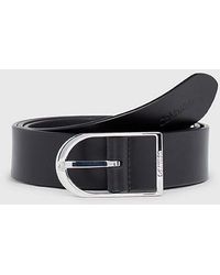 Calvin Klein - Cinturón de cuero - Lyst