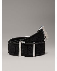 Calvin Klein - Cinturón de jacquard con logo - Lyst