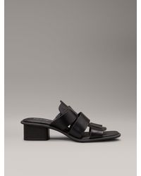 Calvin Klein - Heeled Fisherman Sandals - Lyst