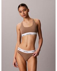 Calvin Klein - Thong Icon Cotton Modal - Lyst