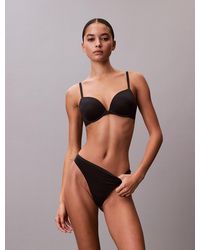 Calvin Klein - Push Up Plunge Bra - Lyst